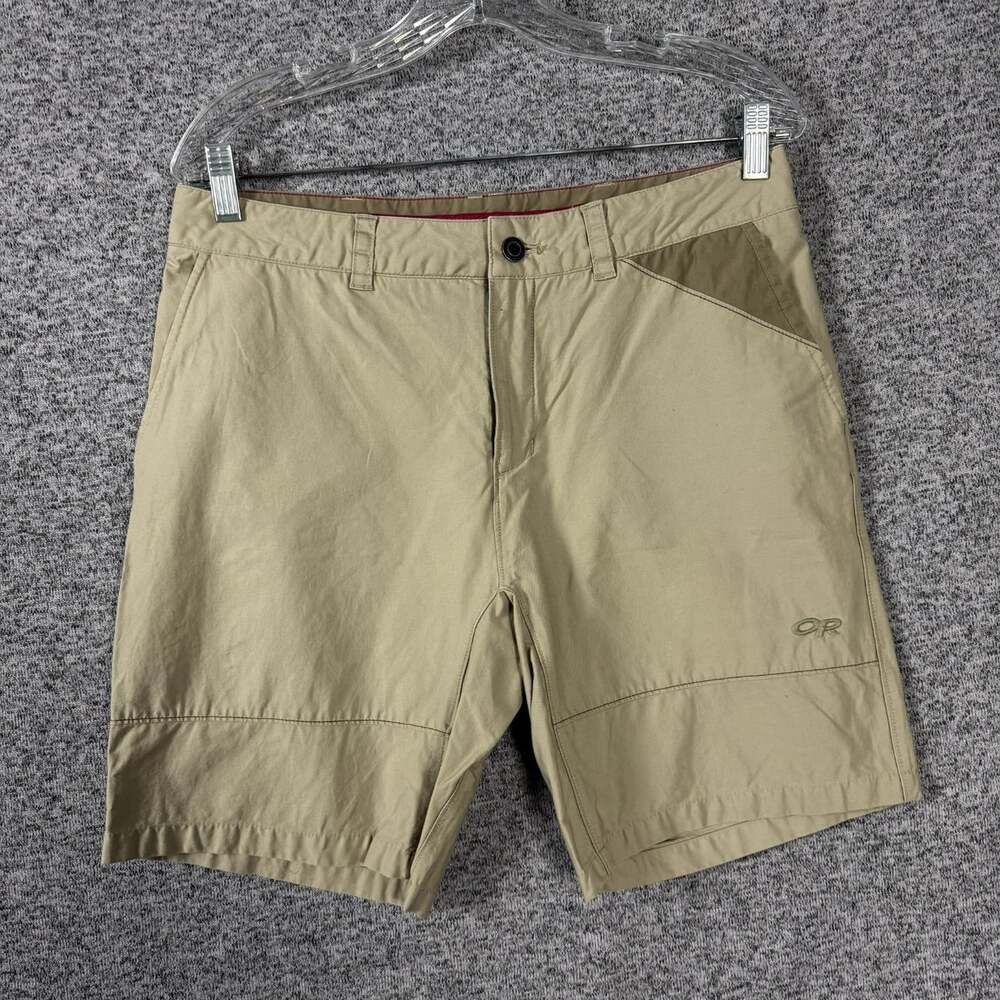 Outdoor Research Women's Size 8 Beige Cotton 8" Inseam Quarry Shorts